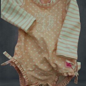 Baby Girl Pink Polka Dot Swimsuit 6–12 Months